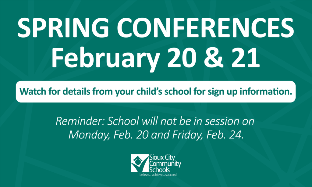 Spring conferences are coming up! 
